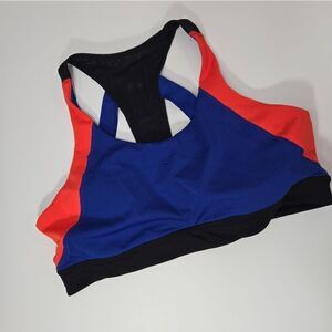 AVIA blue/orange/black sports bra